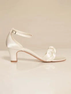Avalia - Agnes Heeled Sandal - White