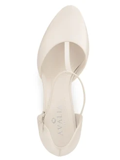 Avalia - Aura Heeled Sandal - White