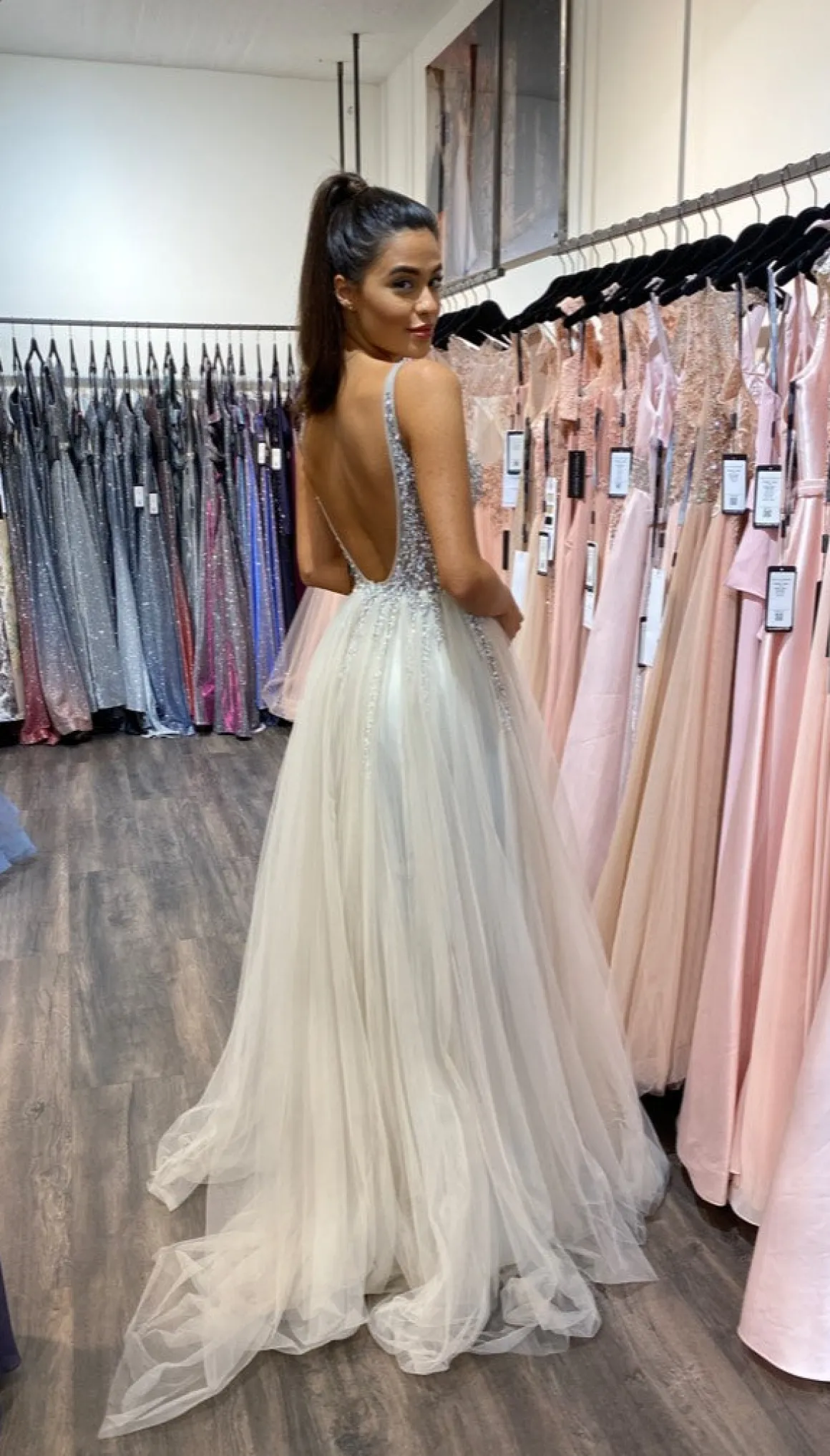 Christian Koehlert Gallakjole med tyl 0265 - Lilla