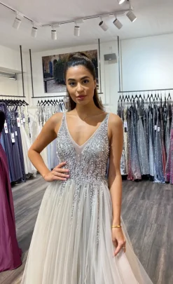 Christian Koehlert Gallakjole med tyl 0265 - Lilla