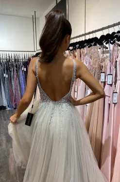 Christian Koehlert Gallakjole med tyl 0265 - Lilla