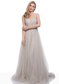 Christian Koehlert Gallakjole med tyl 0265 - Lilla