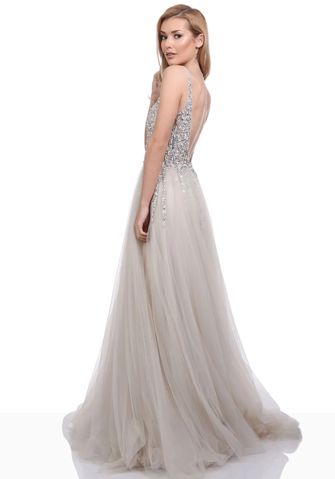 Christian Koehlert Gallakjole med tyl 0265 - Lilla