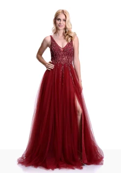 Christian Koehlert Gallakjole med tyl 0265 - Lilla