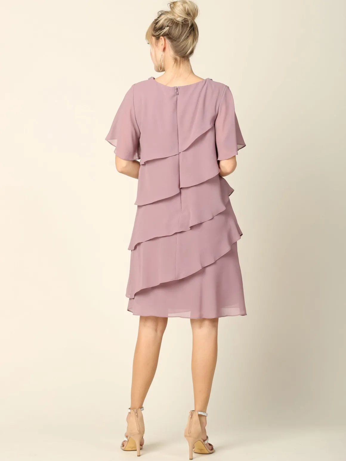 Knælang festkjole 3361