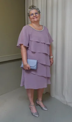 Knælang festkjole 3361