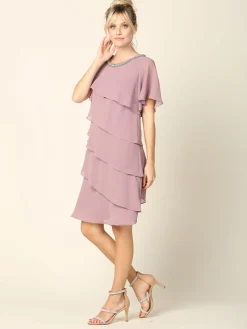 Knælang festkjole 3361