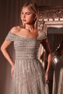 La Divine CD0238 gallakjole med sten