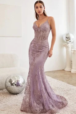 La Divine J810 gallakjole med glitter