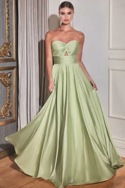 La Divine stropløs gallakjole 7496