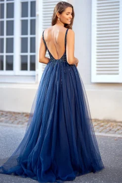 Navy Christian Koehlert gallakjole 0265