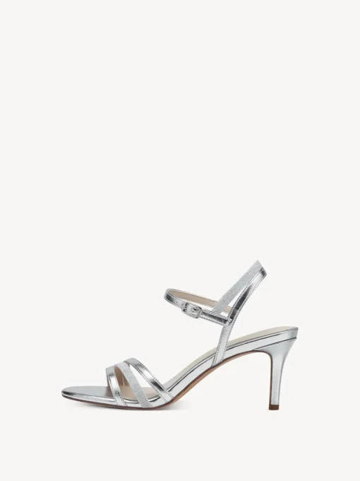 Tamaris - 28029 Heeled Sandal - Silver