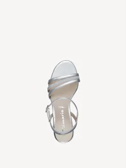 Tamaris - 28029 Heeled Sandal - Silver