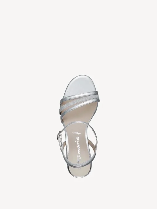 Tamaris - 28029 Heeled Sandal - Silver